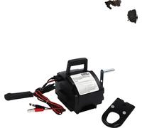 Treuil électrique portable, force de traction de 2000 lbs, construction robuste, double mode de commande