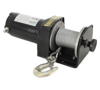 Treuil électrique - Remorque pour quad - Force de traction de 900 kg - Moteur à courant continu 24 V - Rapport de transmission 136:1