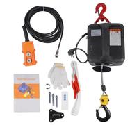 Treuil électrique - Système de levage électrique 3-en-1, 1500 W - Capacité de charge : 500 kg - Portable - Avec télécommande