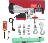 Treuil électrique - Treuil électrique - 1 t/500 kg (deux brins/un brin) - 220V 50Hz - Hauteur de levage 12 m/6 m - Télécommande radio