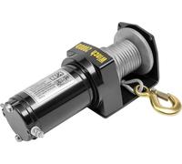 Treuil électrique - Treuil pour véhicule 12 V - Force de traction 900 kg - Puissance 0,4 kW - IP67 étanche - Acier allié - Compact 26,8 × 11 × 10,5 cm