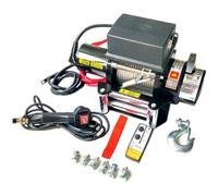 Varan Motors – Treuil électrique SC6.0X 12V 3300W 2721 kg câble 20 m Ø7,2 mm télécommande sans fil