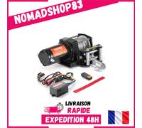 Treuil Électrique VEVOR 12V 1814kg/4000lbs Câble Acier 7 brins + Télécommandes