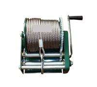 Treuil Manuel 1T - 2T, Guindeau Manuel De Levage Robuste, Remorque Automobile(1TX20M)
