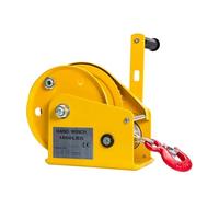 Treuil manuel autobloquant de 2600lb, palan de leva manuel automatique for camion et guindeau de bateau en acier inoxydable(8m Cable)