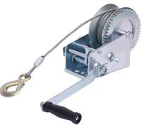 Treuil manuel, câble en acier de 10 mètres, capacité de charge de 1500 kg, fonctionnement manuel, surface galvanisée, construction robuste
