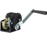 Treuil manuel - Manuel - Force de traction 360 kg - Sangle 5 m - Largeur de bande 50 mm - Rapport de transmission 3,2:1 - Trou de montage M10 - Acier au carbone - Noir