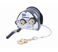 Treuil numérique 100 3M DBI-SALA, longueur : 18 m, câble en acier inoxydable, Power Drive pour l'utilisation d'une visseuse sans fil, manivelle amovible, 2 rapports de transmission, compteur, matériel