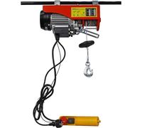 Treuils électriques de 540W, avec une capacité de levage allant de 125 à 250 kg. Treuils motorisés avec câble de 12/6 mètres età une main. Treuils électriques