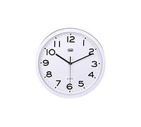 Trevi Om 3302 S Horloge Murale, diamètre 30 cm, Mouvement Silencieux Balayage, Blanc