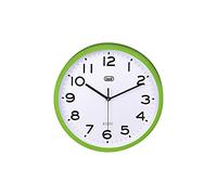 Trevi Om 3302 S Horloge Murale, diamètre 30 cm, Mouvement Silencieux Balayage, Vert