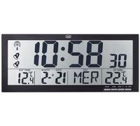 Trevi OM 3530 RC Horloge digitale rectangulaire noire