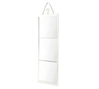 Tri Fold Full Length Mirror, Shatterproof Glass With Handle For Travel | Foldable Three Panel Design Offers Wide Viewing With Carry Handle And Shatterproof Glass For Dorm Makeup Dance Gym Travel