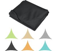 Triangle extérieur Ombre Voile Patio Suncreen Marquise Jardin Sun Canopy 98% UV Block - Gris