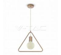 TRIANGULAIRE TRIANGULAIRE LAMPE DE SUSPENSION GEOMETRIQUE E27 CHAMPAGNE COULEUR