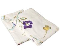 Tribeca Living Doux 170-gsm Flanelle de Coton Taie d'oreiller, Floral Garden, Standard