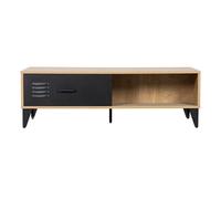 Bestmobilier Tribeca table basse - Bois/Noir