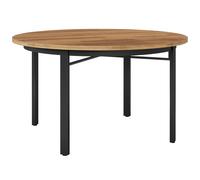TRIBESIGNS Table à manger ronde pour 4-6 personnes - 118,5 cm