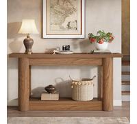 Tribesigns table console de 160 cm, couloir étroit, longue derrière le canapé, entrée 2 niveaux, couloir, salon, marron rustique