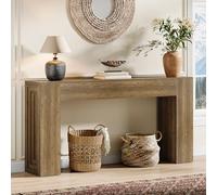 Tribesigns Table Console rectangulaire de 160 cm de Long, Table d'entrée rectangulaire derrière Le canapé, t-Able Basse étroite derrière Le canapé pour Salon, Couloir, entrée, Foyer