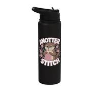 Tricot loutre - Anotter Stitch - Tricot amusant Stainless Steel Insulated Water Bottle