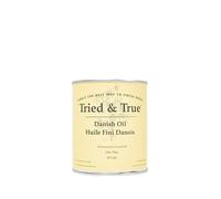 Tried & True Huile danoise, pinte - Huile de lin polymérisée pure finition bois, idéale pour les meubles, les pièces rustiques et le bois d'apprêt pour d'autres produits à base d'huile ou d'époxy