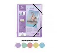 Trieur 8 Compartiments Avec 3 Rabats - Couleurs Pastels Assorties - Exacompta Kreacover