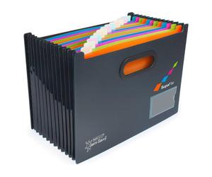 Trieur à soufflet SupaFile Rapesco 13 onglets - Noir