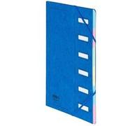 Trieur carte à fenêtres 6 divisions bleu - Bleu - Extendos G