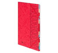 Trieur carte Emey Eco 12 divisions rouge