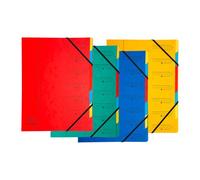 Trieur carte Exacompta 7 divisions coloris assortis