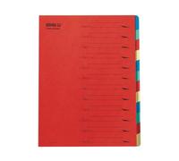 Trieur carte Extendos 12 divisions rouge