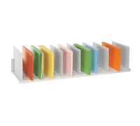 Trieur de classement verticale réglable 12 séparateurs - Gris