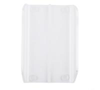 Trieur de courrier en acrylique transparent avec 2 compartiments pour factures, enveloppes, cartes de visite, documents transparents, pour rangement de papier, rangement moderne pour organiseur (2)