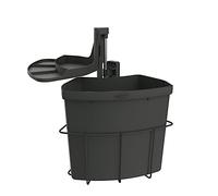 Trieur de déchets CABBI Junior 1 en ANTHRACITE de 18 litres / à partir d'une largeur d'armoire de 40 cm / Poubelle / Poubelle / Poubelle pivotante