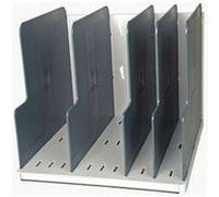 Trieur de documents exacompta modulotop vertical 5 compartiments gris polystyrène (30 x 28,8 x 25,5 cm) G
