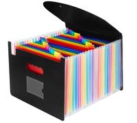 Trieur document a4 extensible 24 compartiments porte document - Jucnuz - boite de classement document fichier organisateur de sac