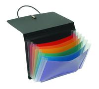 Trieur extensible 6 Compartiments Rainbow Class VIQUEL - format 16 x 12 cm
