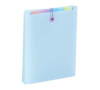 Trieur extensible 6 divisions A4 vertical - Viquel Rainbow pastel