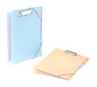 Trieur Extensible "Clip Case" 6 compartiments A4 - Rainbow Pastel - Viquel - 33 x 23,2 x 2 cm