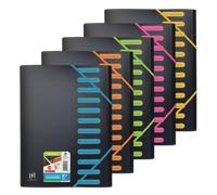 Trieur extensible Oxford for student A4 12positions polypro opaque assorti