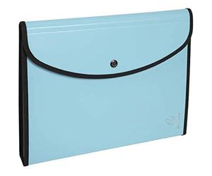 Trieur folio - EXACOMPTA - Réf. 56660E - 6 pochettes zippées - Compartiment renforcé - Léger et résistant