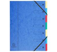 Trieur Harmonika, carton, 7 compartiments,assorti