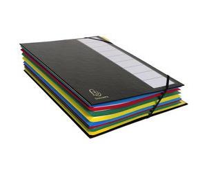Trieur Harmonika, PP, 7 compartiments, noir