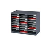 Trieur monobloc 24 cases anthracite / gris