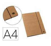 Trieur multo kraft carton 6 onglets a4 fermeture elastique