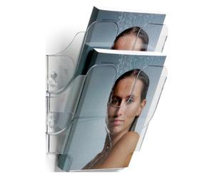 Trieur mural 2 cases Durable - format A5 - incolore