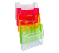 Trieur mural 6 cases plastique Exacompta horizontal assorti