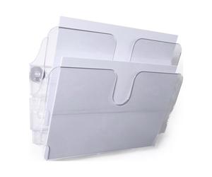 Trieur mural magnétique 2 cases Durable Flexiplus A4 - Incolore