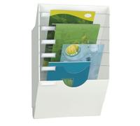 Trieur mural monobloc plastique Cep Expo 2 à compartiments blanc